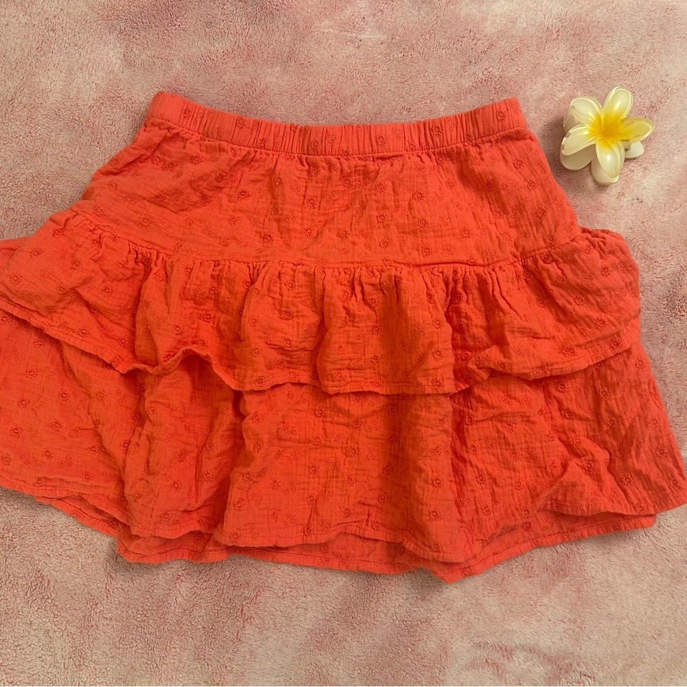 Women's HOT PINK Ruffle Skirt